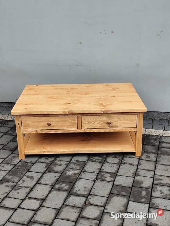 Stolik kawowy konsola rustykalna 80cm