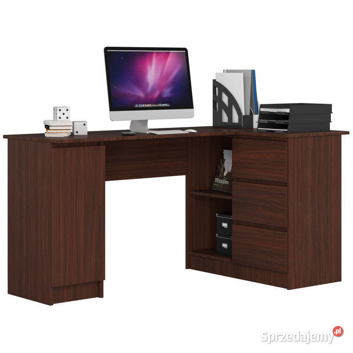 Biurko narożne B20 Wenge 155 prawe 155cm Syców sprzedam