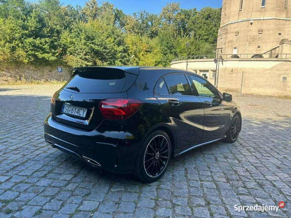 Mercedes A 200 AMG LINE 136 2018 Model Kamera czarny Mercedes-Benz Nysa