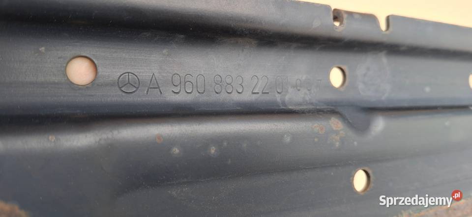 MERCEDES ACTROS MP4 MP5 STOPIEŃ ZDERZAKA Bieleń