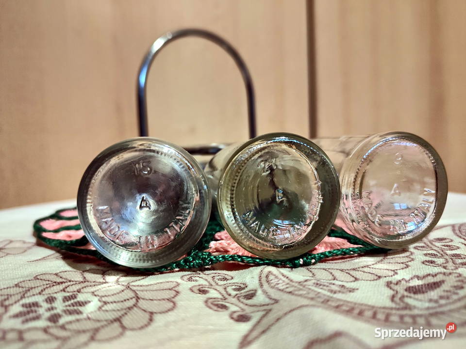 Vintage Made in Italy Przyprawnik zestaw