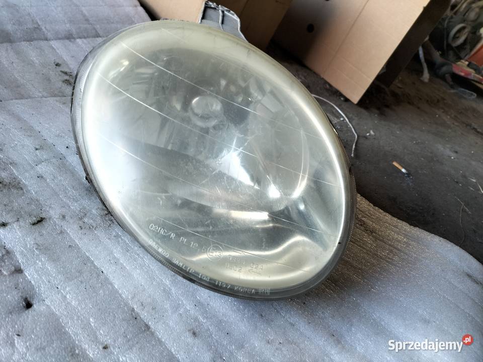 MATIZ LAMPA PRZÓD PRZEDNIA Części samochodowe Kamień-Kolonia