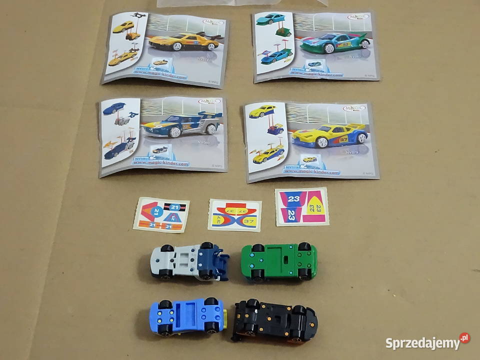 Seria Kinder Niespodzianka Auto Wyścigówki