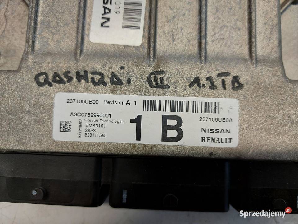 Nissan Qashqai III J12 13 TB Komputer sterownik osobowe