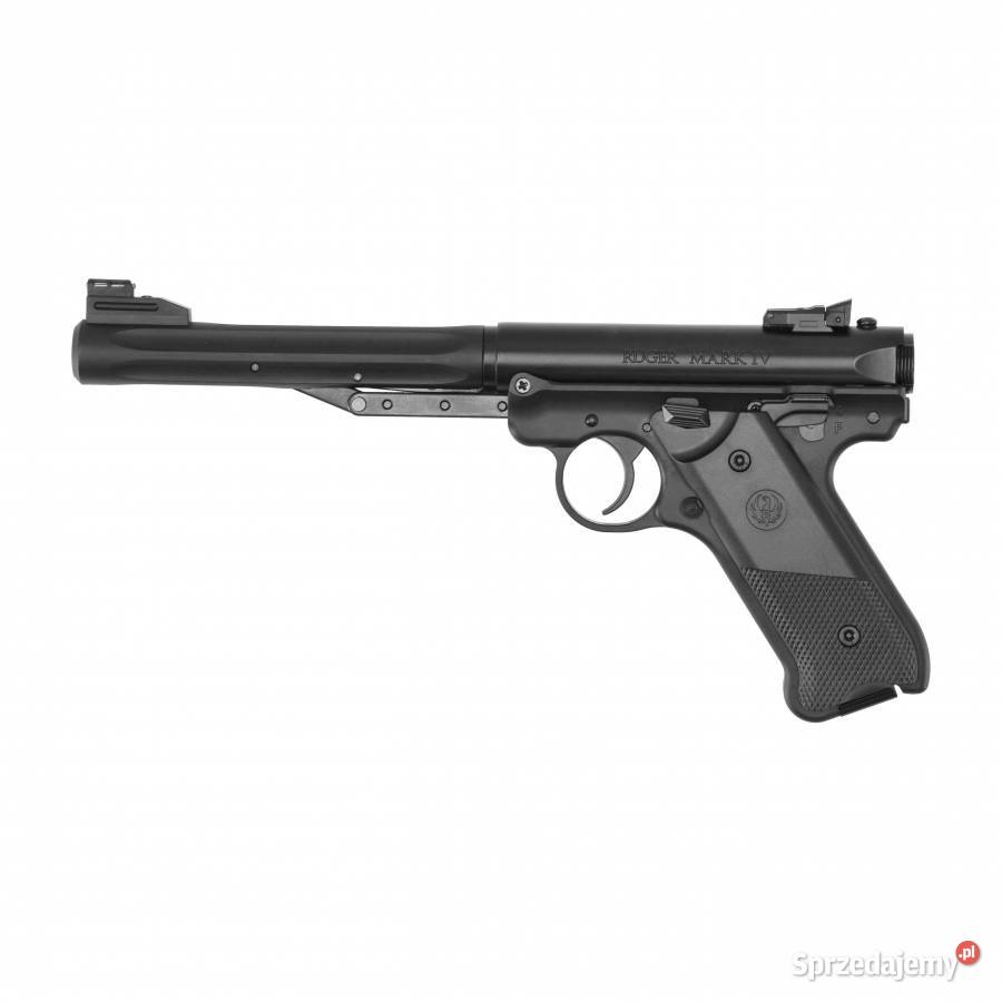 Pistolet wiatrówka Ruger Mark IV 45 mm czarny Trzcianka