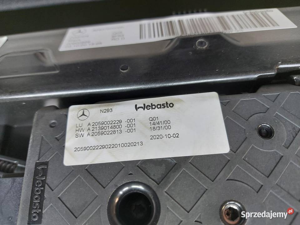 Mercedes EQC 400 W293 Dach szyberdach panorama sprzedam