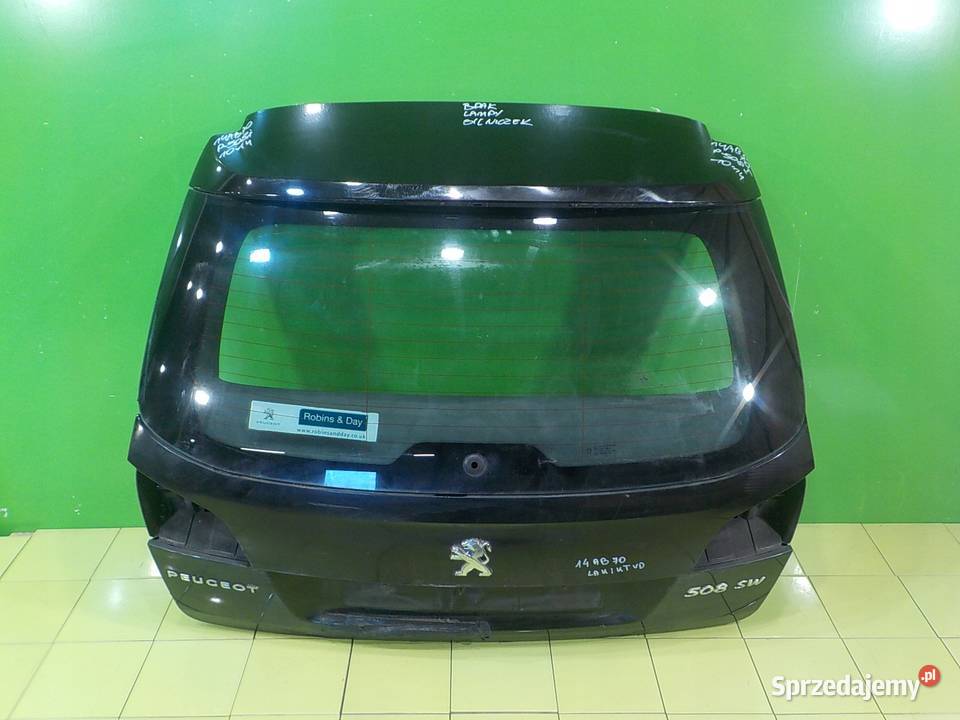 PEUGEOT 508 I 12r KOMBI klapa tyl Suków