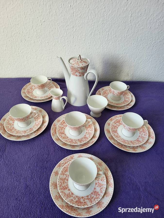 Serwis Rosenthal Idyll Rot Porcelana i szkło Toruń