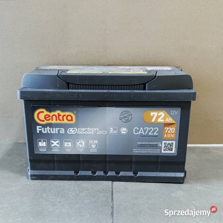 NOWY Akumulator Centra FUTURA 72Ah 720A PRAWY Wrocław