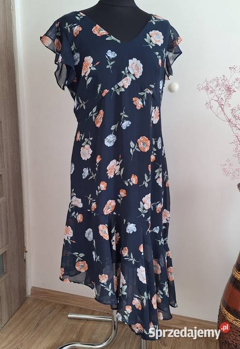 Zestaw długa sukienka midi asymetryczna 2 sztuki Spódnice i sukienki Kraków