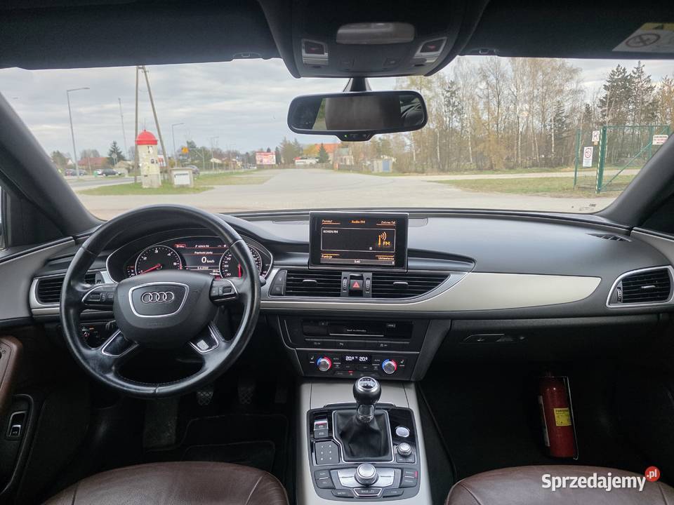 Audi A6 C7 lift SLine 20 TDI brązowe środki Koło