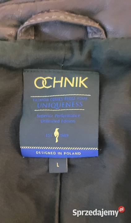 Kurtka ze skóry Ochnik stan pomorskie