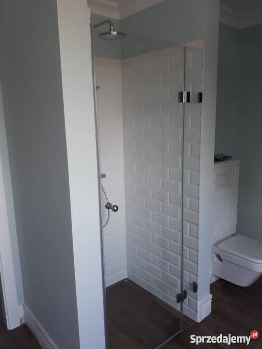 Szklana kabina prysznicowa na wymiar