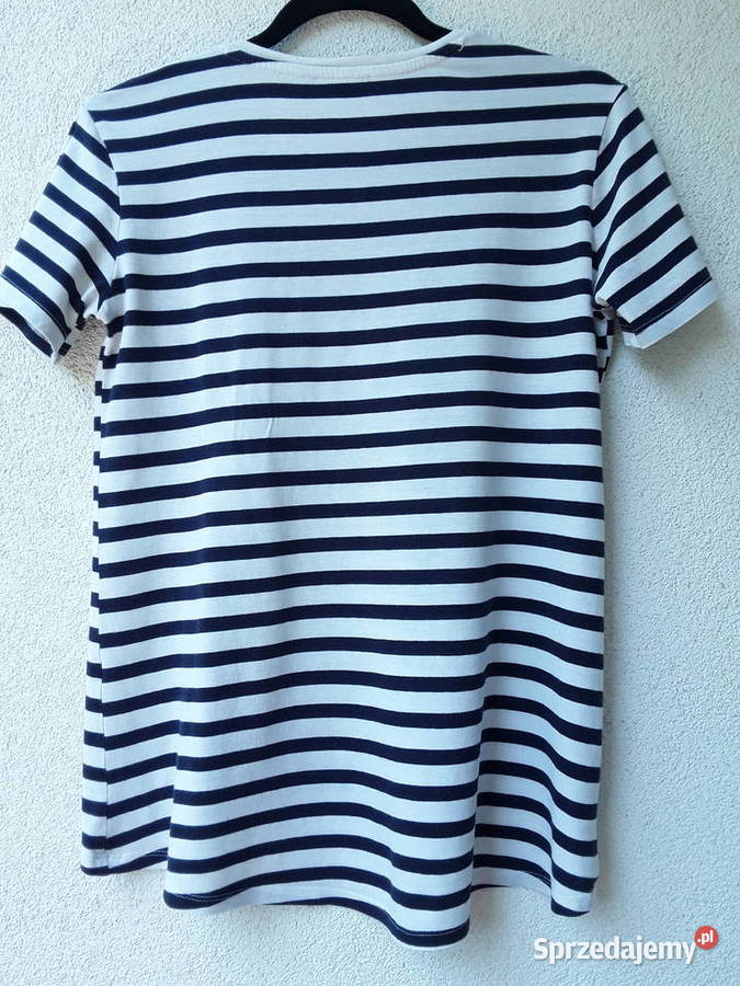 Casualowa bluzka w stylu marynistycznym r S ZARA Warszawa