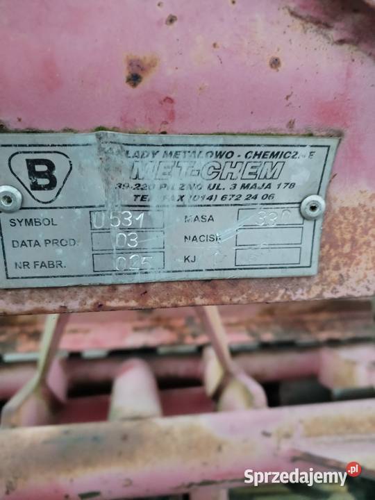 Glebogryzarka Met chem 2m nowe noże Klwów