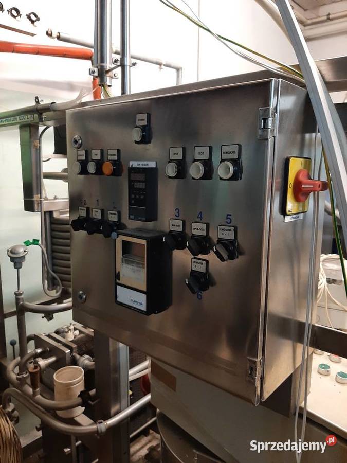 Syndyk sprzeda Linia do produkcji jogurtu Warszawa sprzedam