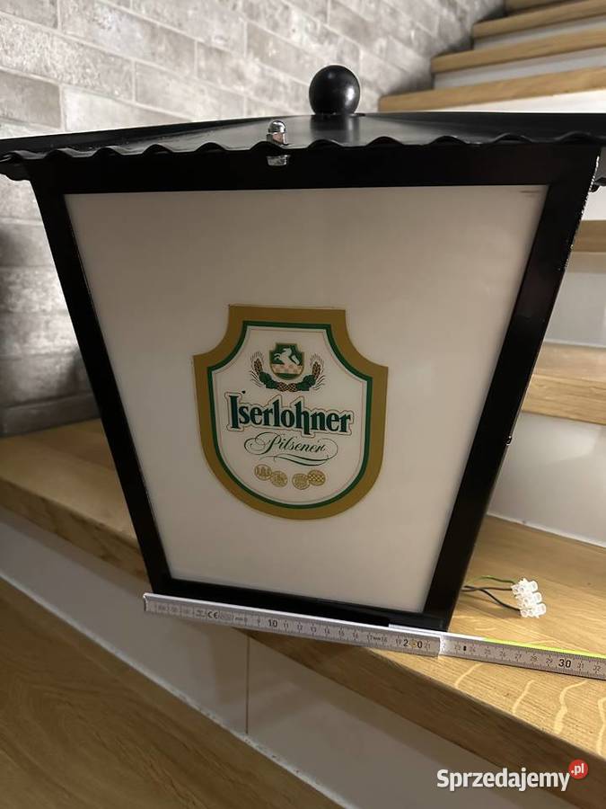 Lampa reklamowa kinkiet piwny Żory