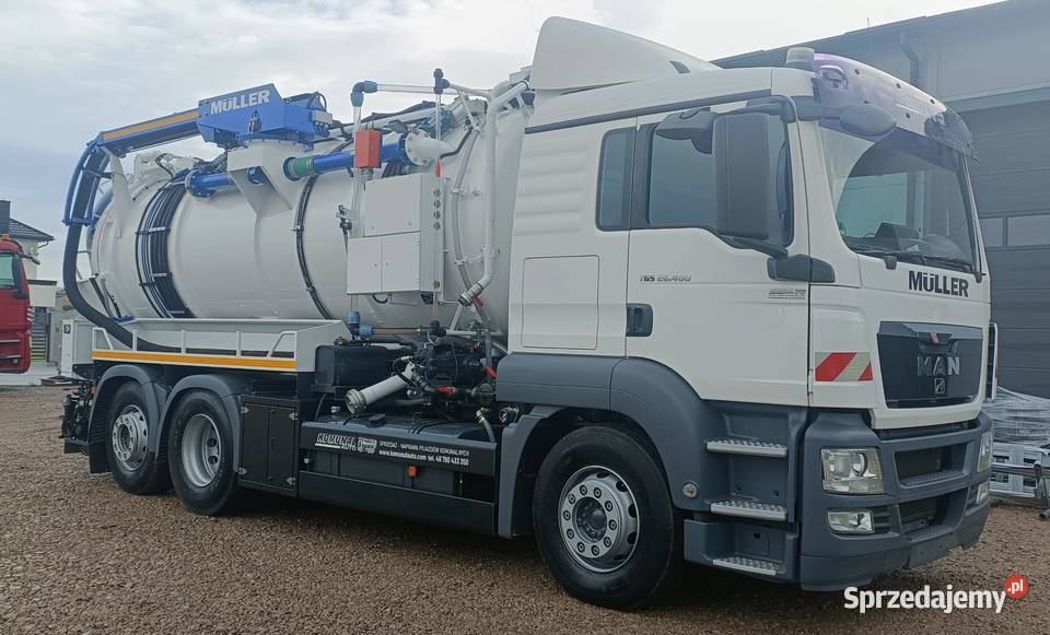 MAN TGS MULLER wuko beczka do kanalizacji automatyczna Brzechów sprzedam