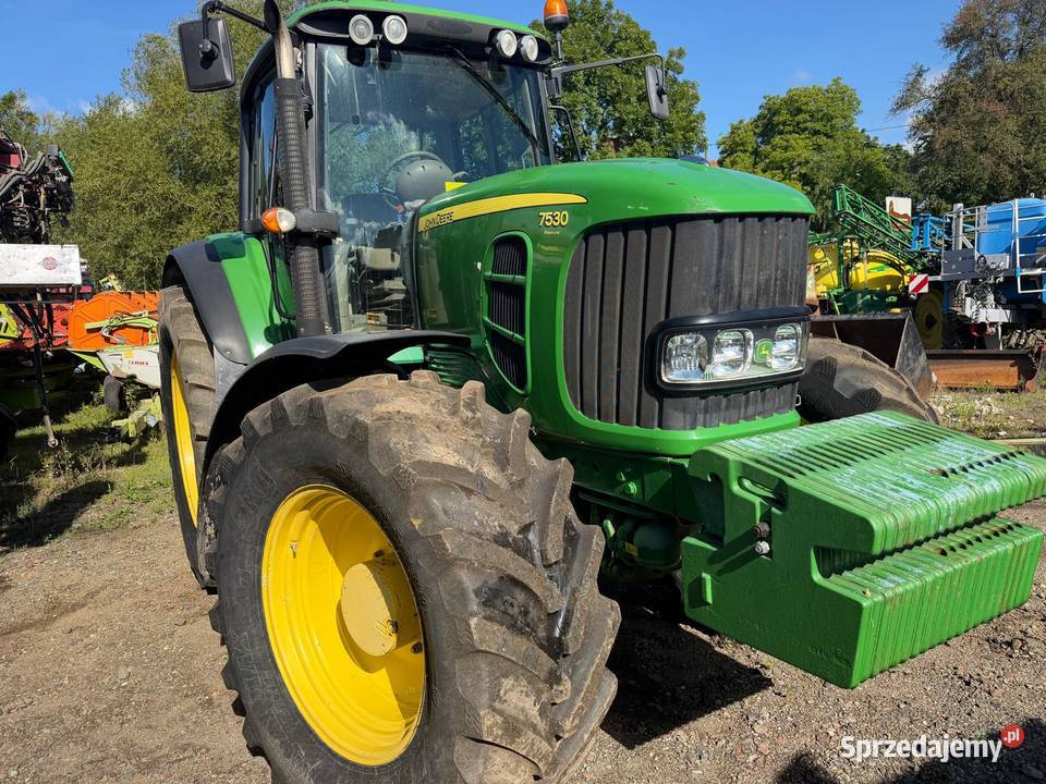 Ciągnik rolniczy John Deere 7530 prod 2009 Nowa Ruda sprzedam