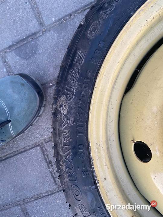 Dojazdówka 14 Yaris 4x100 Toyota koło dojazdowe Sandomierz