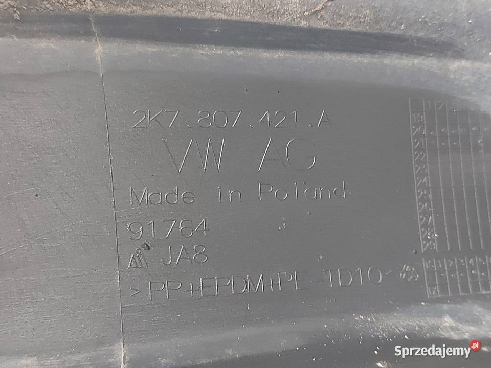 VOLKSWAGEN CADDY IV 22r zderzak tył 2K7807421A Kielce
