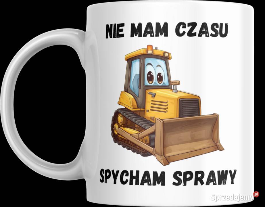 Kubek prezent fana operatora maszyn budowlanych Białystok