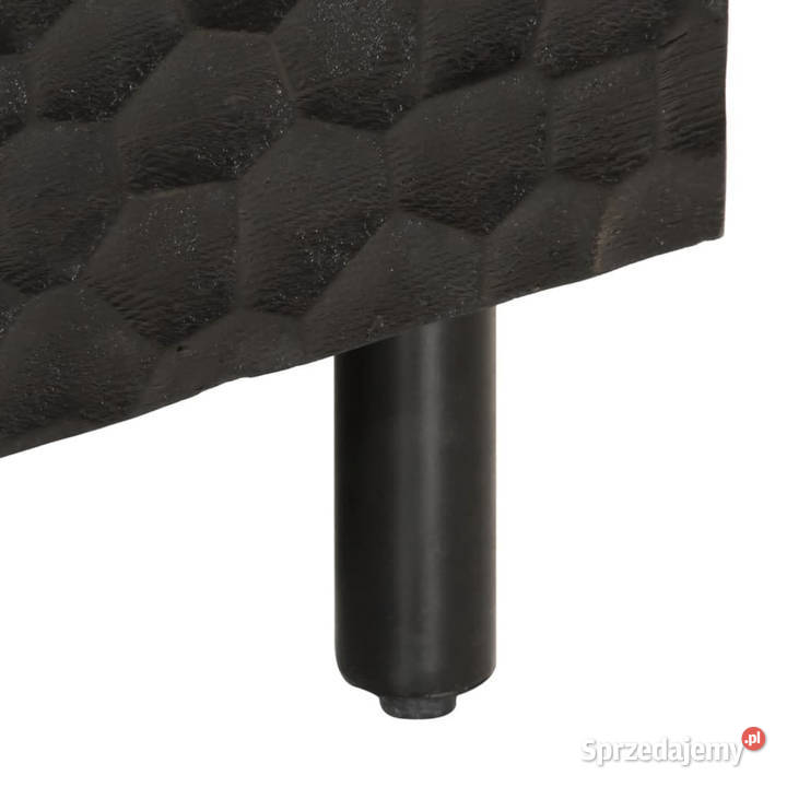 Stolik kawowy czarny 80x50x40 lite drewno mango Stoły Warszawa