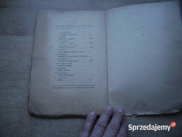 Starocie z PRL Teatr Polski Żywej Sztuka z 1939r pomorskie