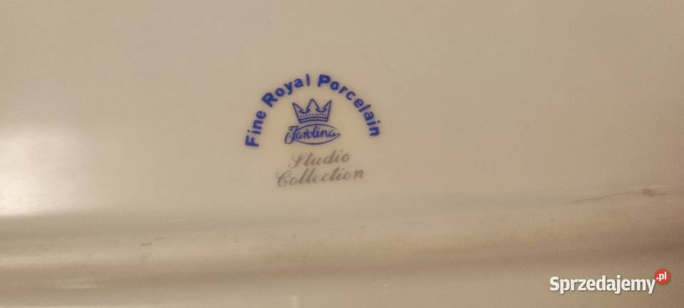 B długi półmisek taca porcelana Karolina Wrocław