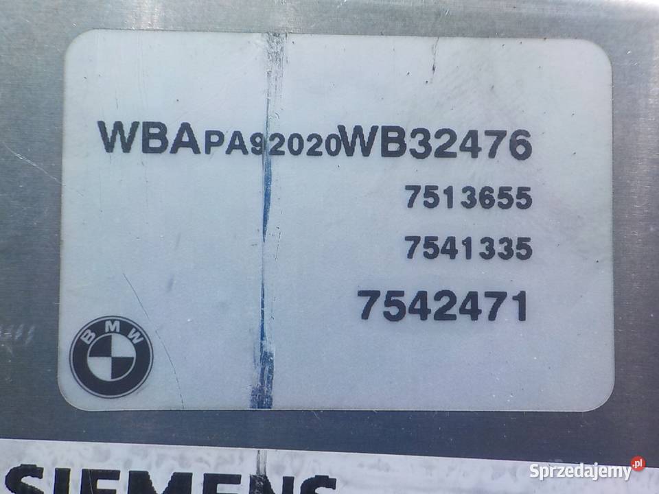 BMW X3 E83 30 B AUT 04r 5D sterownik komputer Suków