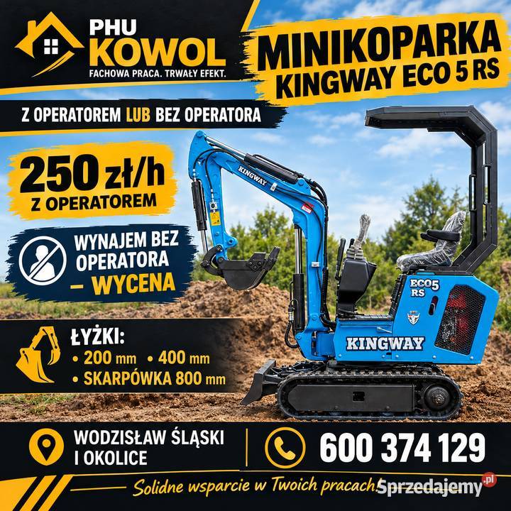 MINIKOPARKA WYNAJEM Wodzisław Śląski i