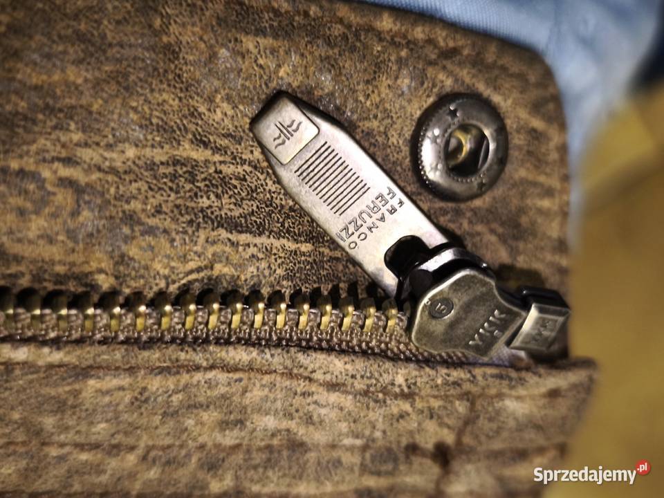 Kurtka skórzana Franco Feruzzi Rozmiar XL Kurtki i płaszcze Tychy sprzedam