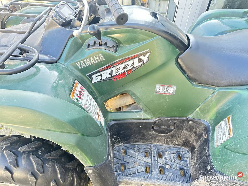 quad yamaha grizzly 700 2014r 1000km Gorzów Wielkopolski
