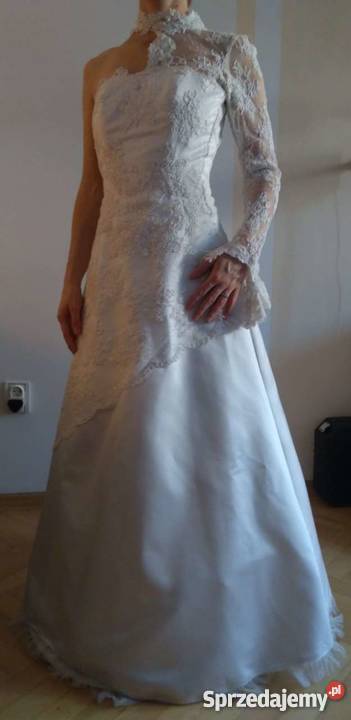 Nowa suknia ślubna koronka unikat sprzedam