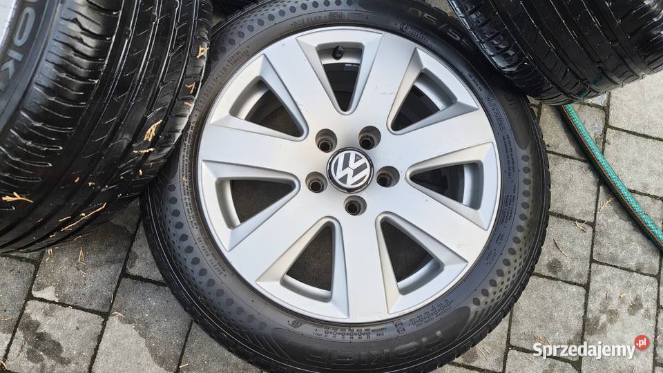 Alufelgi VW 16 5x112 Opony Letnie Nokian
