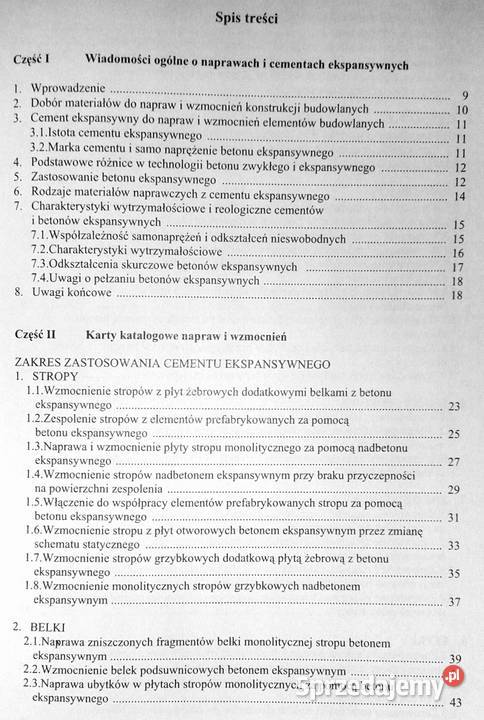 O naprawach i wzmocnieniach betonem ekspansywnym Chełm