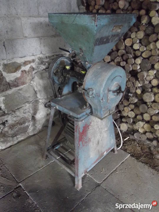 Śrutownik kamienny do zboża 55 kw nieuszkodzony Masłów Drugi