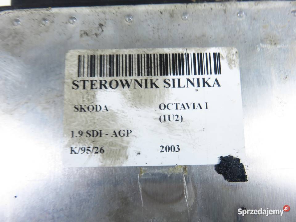 STEROWNIK SKODA OCTAVIA I 1U2 19 SDI AGP Komputery