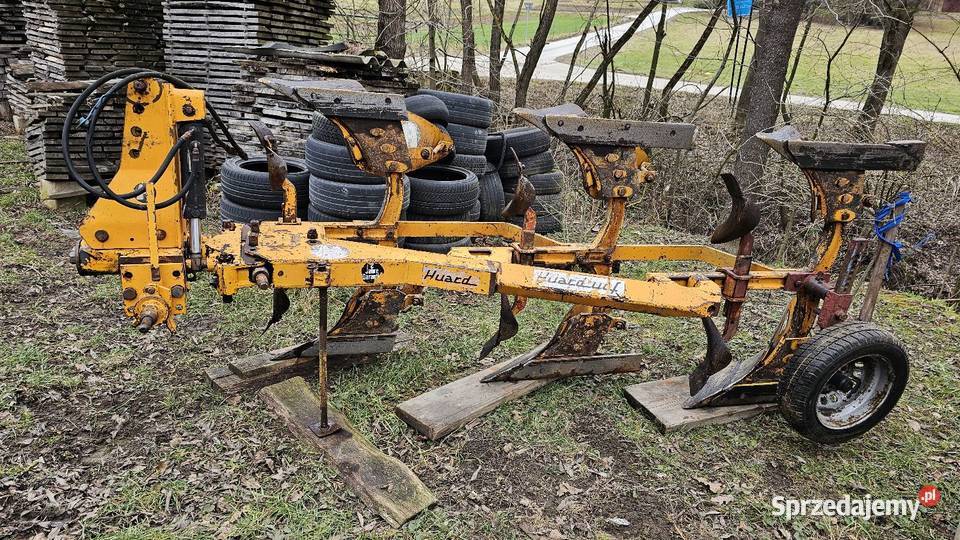 Pług Huard Kuhn 3 skibowy obrotowy nie lemken Orzechówka sprzedam