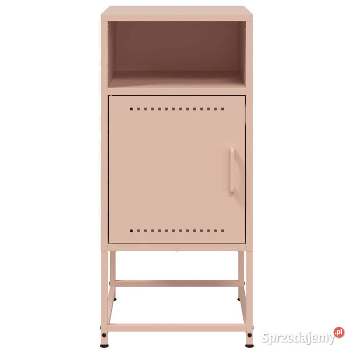 Szafka nocna różowa 36x39x78 stal WM846568 Warszawa