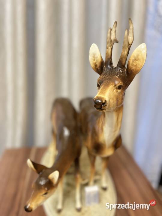 Wanke Royal Dux figurka myśliwska porcelanowa