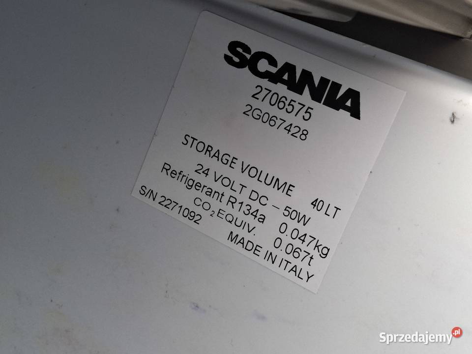SCANIA R S NGS LODÓWKA 40L 2706575 ciężarowe lubuskie Bieleń