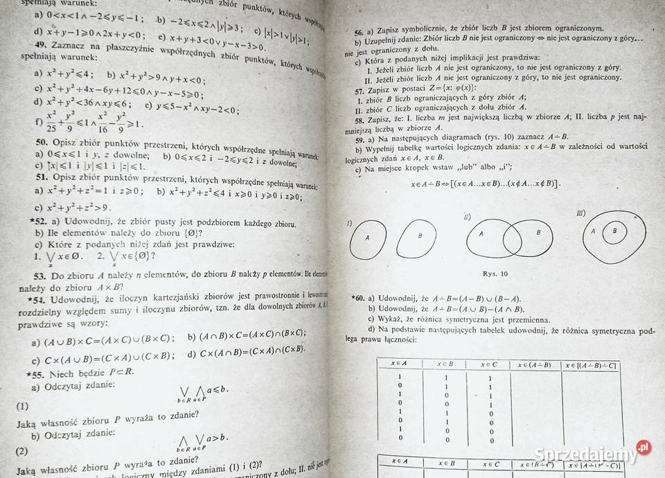 Algebra Zbiór zadań z matematyki elementarnej A Pozostałe Chełm
