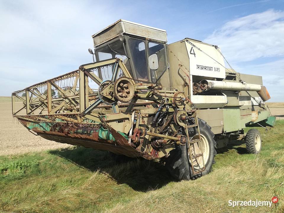 Fortschritt E514 E512 Kombajn Zbożowy Sieczkarnia Heder Wózek na Części