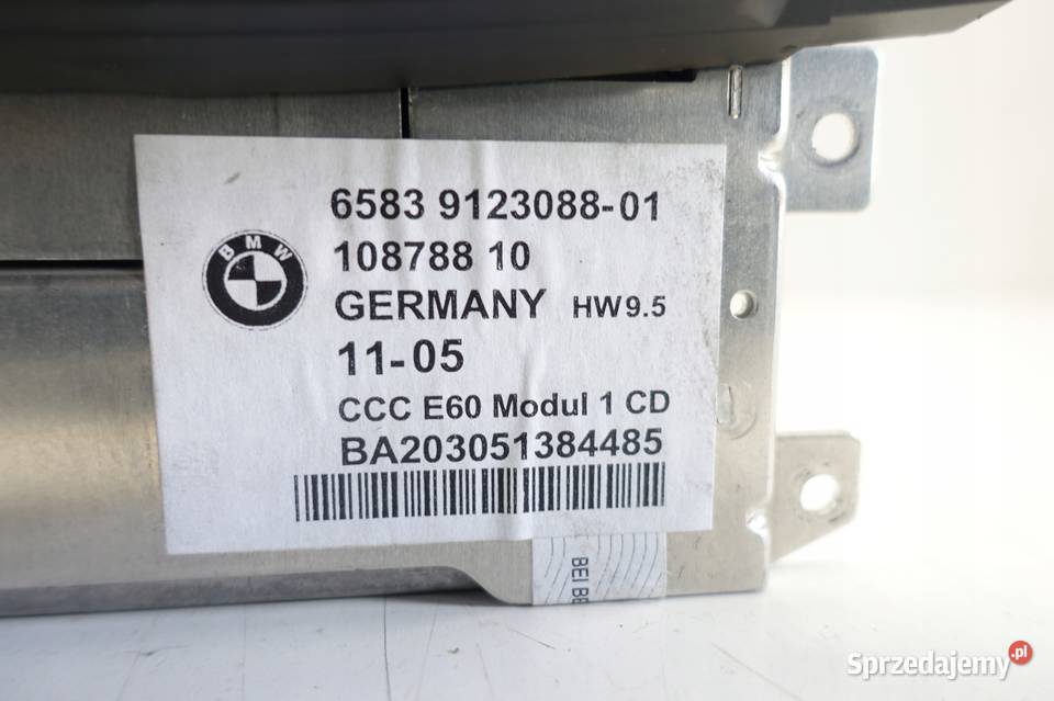 BMW E60 M5 50 V10 RADIOODTWARZACZ radio Rudka
