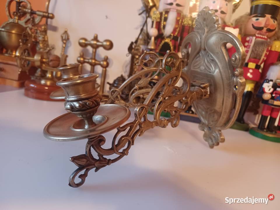 Pianino Świecznik do pianina Mosiądz Kolekcja