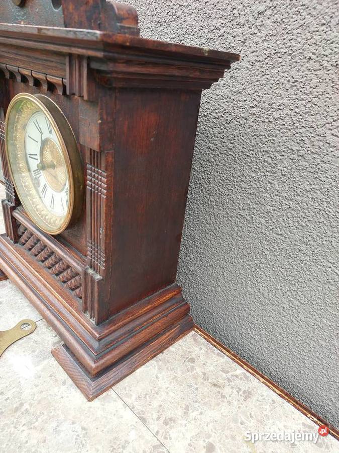 Zabytkowy zegar kominkowy Ansonia Salem USA Tczew
