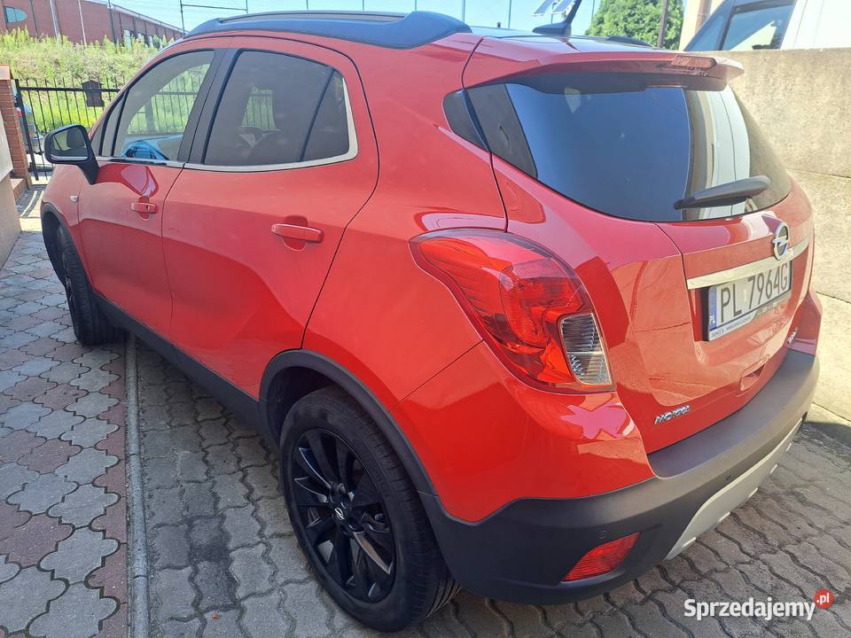Opel Mokka wyglad niski przebieg ksiazka czerwony Leszno