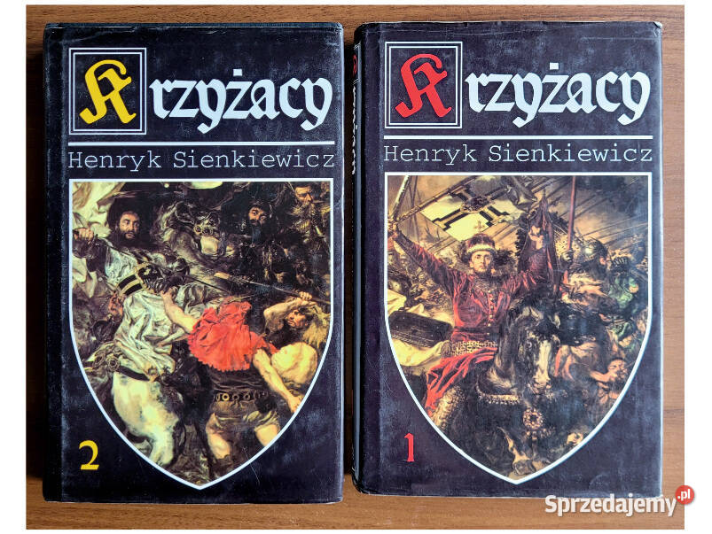 KRZYŻACY komplet 12 okładka twarda Sienkiewicz Ruda Śląska