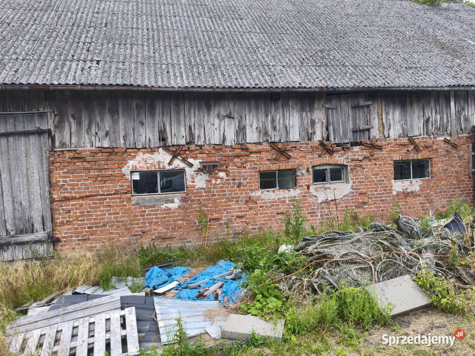 Rozbiórka stodoło obory materiał pomorskie Swarzewo